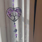 Amethyst Three of Life Suncatcher