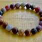 Unisex Multicolour Agate bracelet 8mm
