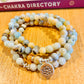 Amazonite Mala Necklace , Gemstone Bracelet