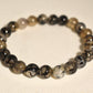 Black Dragon Vein Agate Bracelet