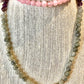 Rose quartz , Amethyst and Labradorite Mala
