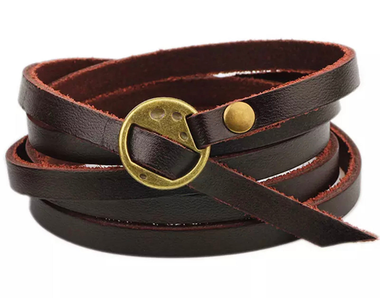 Unisex Multilayers Leather Bracelet  Wristband