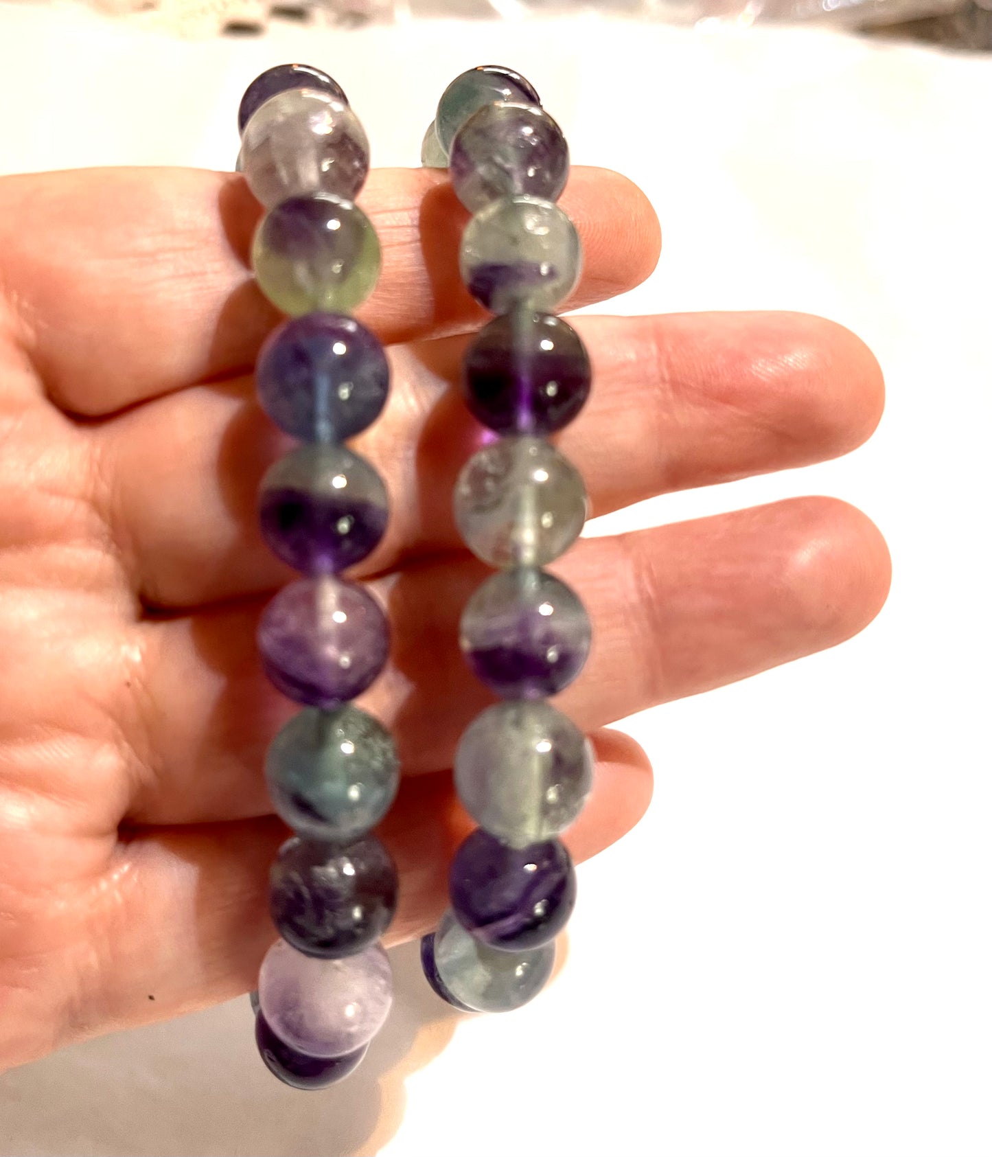 Fluorite 10mm Bracelets