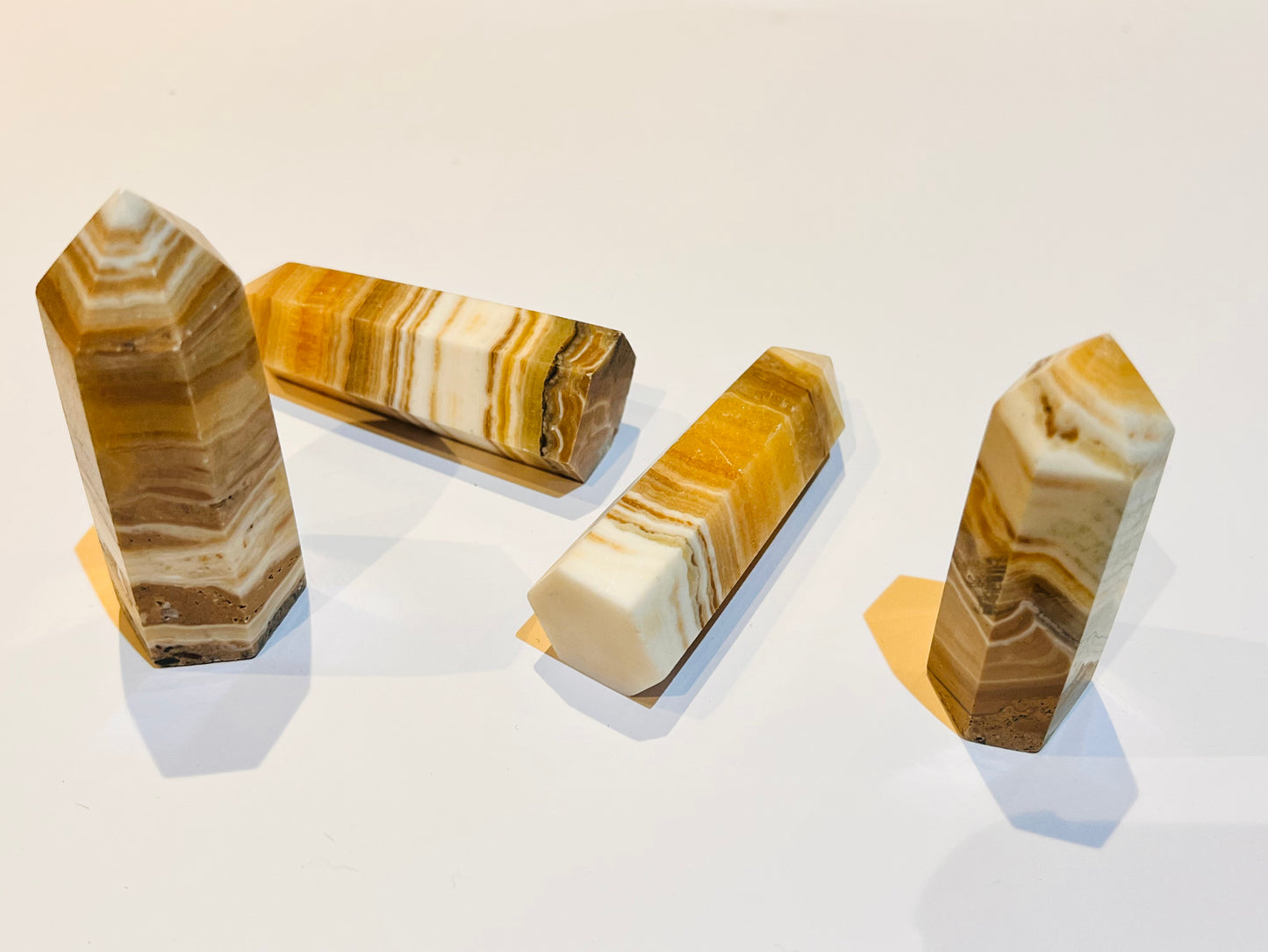 Orange Banded Calcite and Zebra Calcite