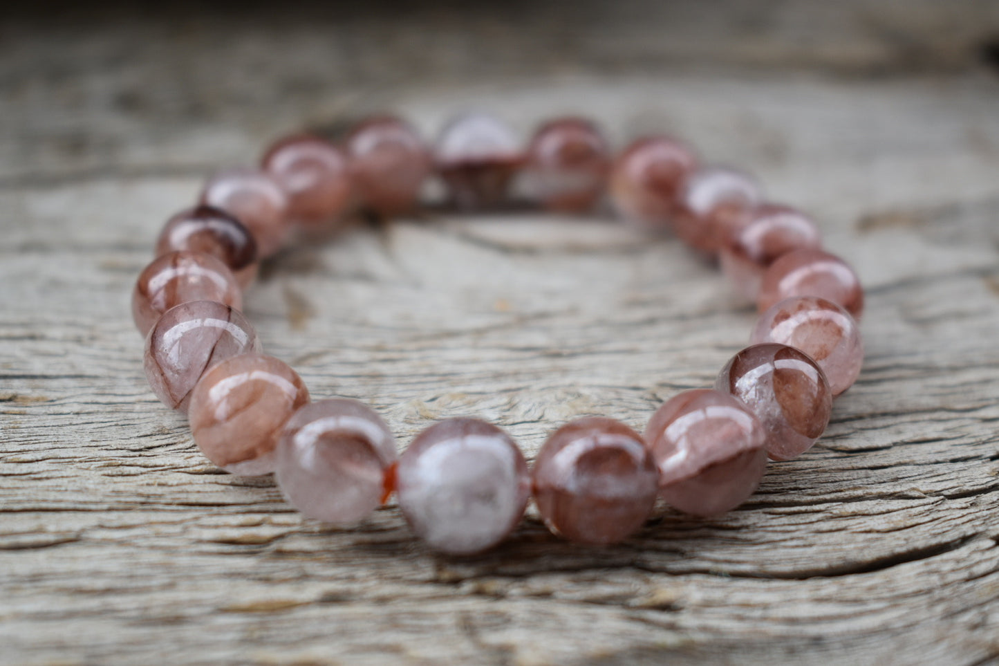 Unisex Fire Quartz Bracelet 10mm