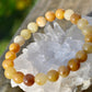 Amazing Golden Silky Jade Bracelet 8mm