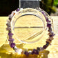 Beautiful Amethyst , Clear Quartz and Citrine chip Bracelets