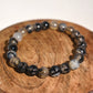 Black Dragon Vein Agate Bracelet