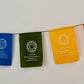 Large Seven Chakra Prayer Flags Banner Wall Hanging