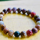 Unisex Multicolour Agate bracelet 8mm
