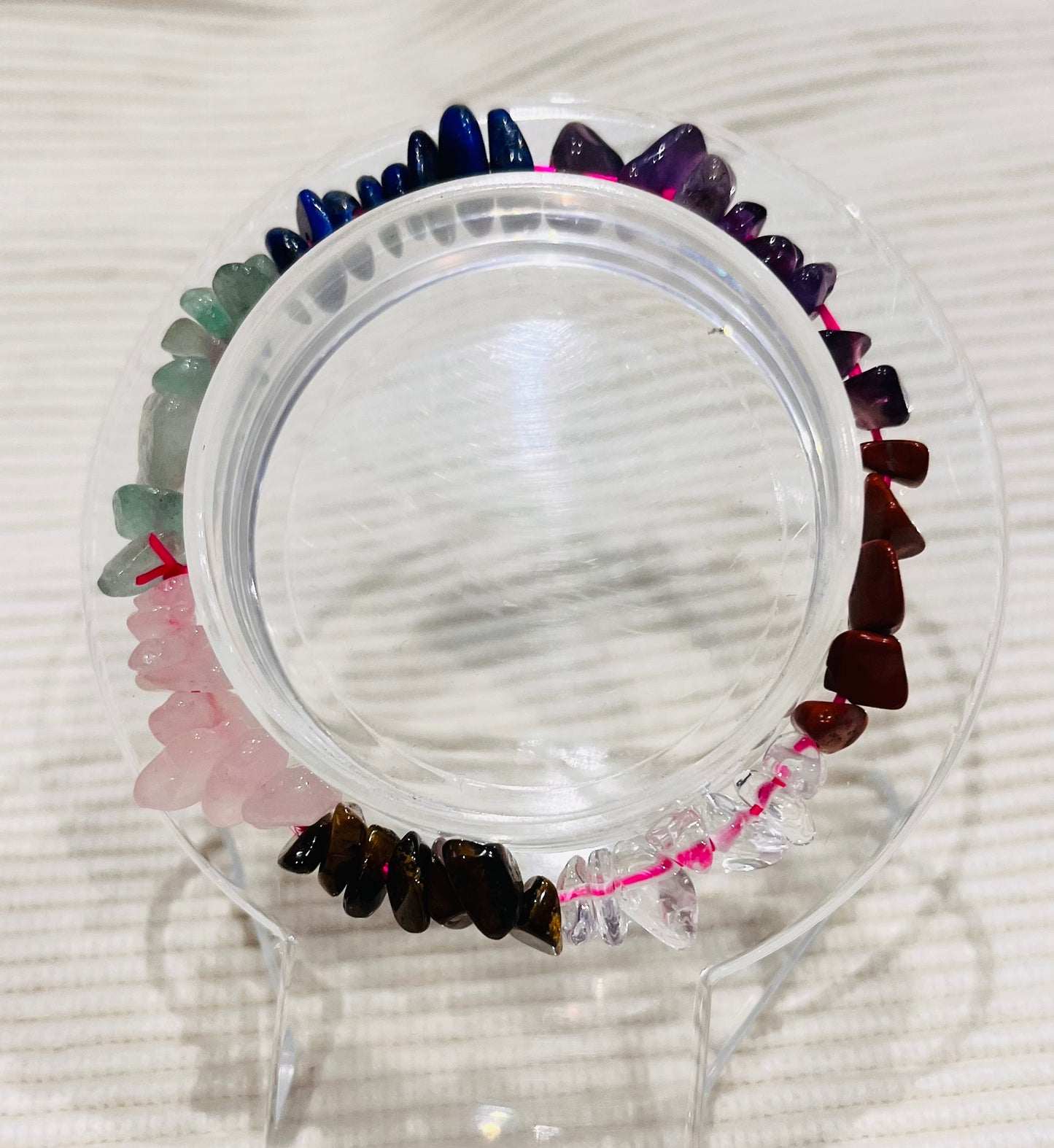 7 Chakras chip Crystals Bracelets