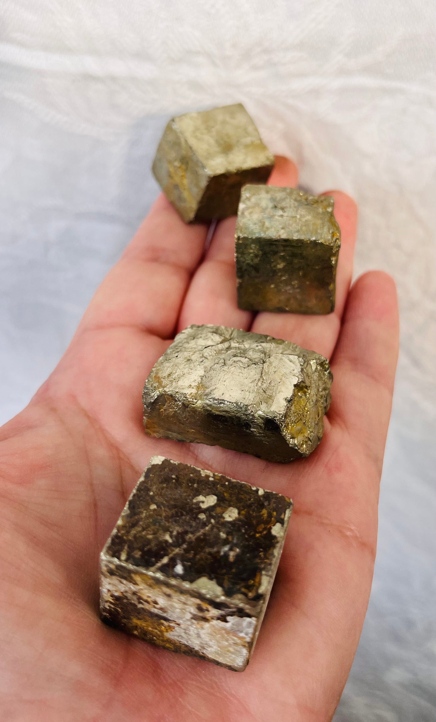 Raw Pyrite Cube Stone