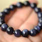 Blue Sandstone or Goldstone 8mm Unisex Bracelet