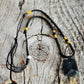 Black Tourmaline Necklace, Raw Black Tourmaline