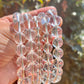 Gorgeous Smooth Green Rutilated Quartz Bracelet AAA Grade