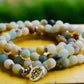 Amazonite Mala Necklace , Gemstone Bracelet