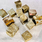 Raw Pyrite Cube Stone