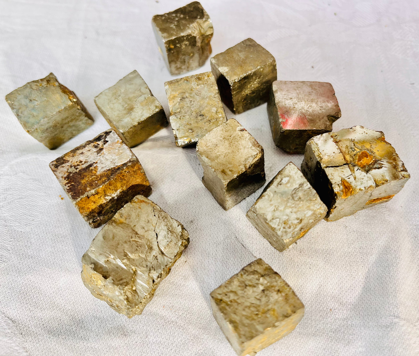 Raw Pyrite Cube Stone
