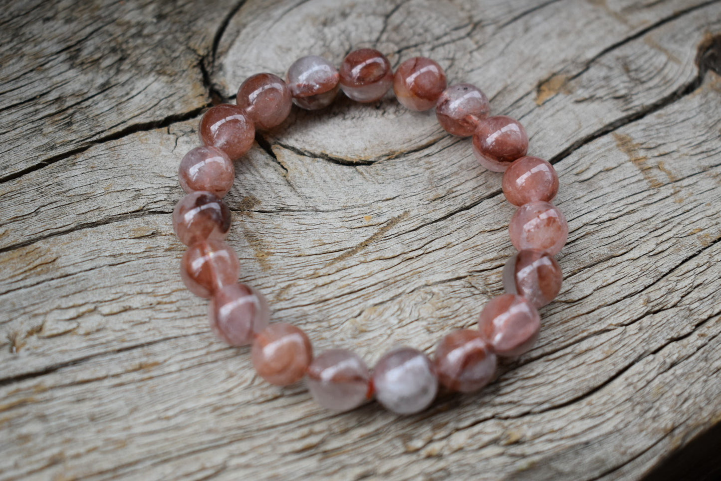Unisex Fire Quartz Bracelet 10mm