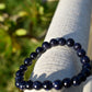 Blue Sandstone or Goldstone 8mm Unisex Bracelet