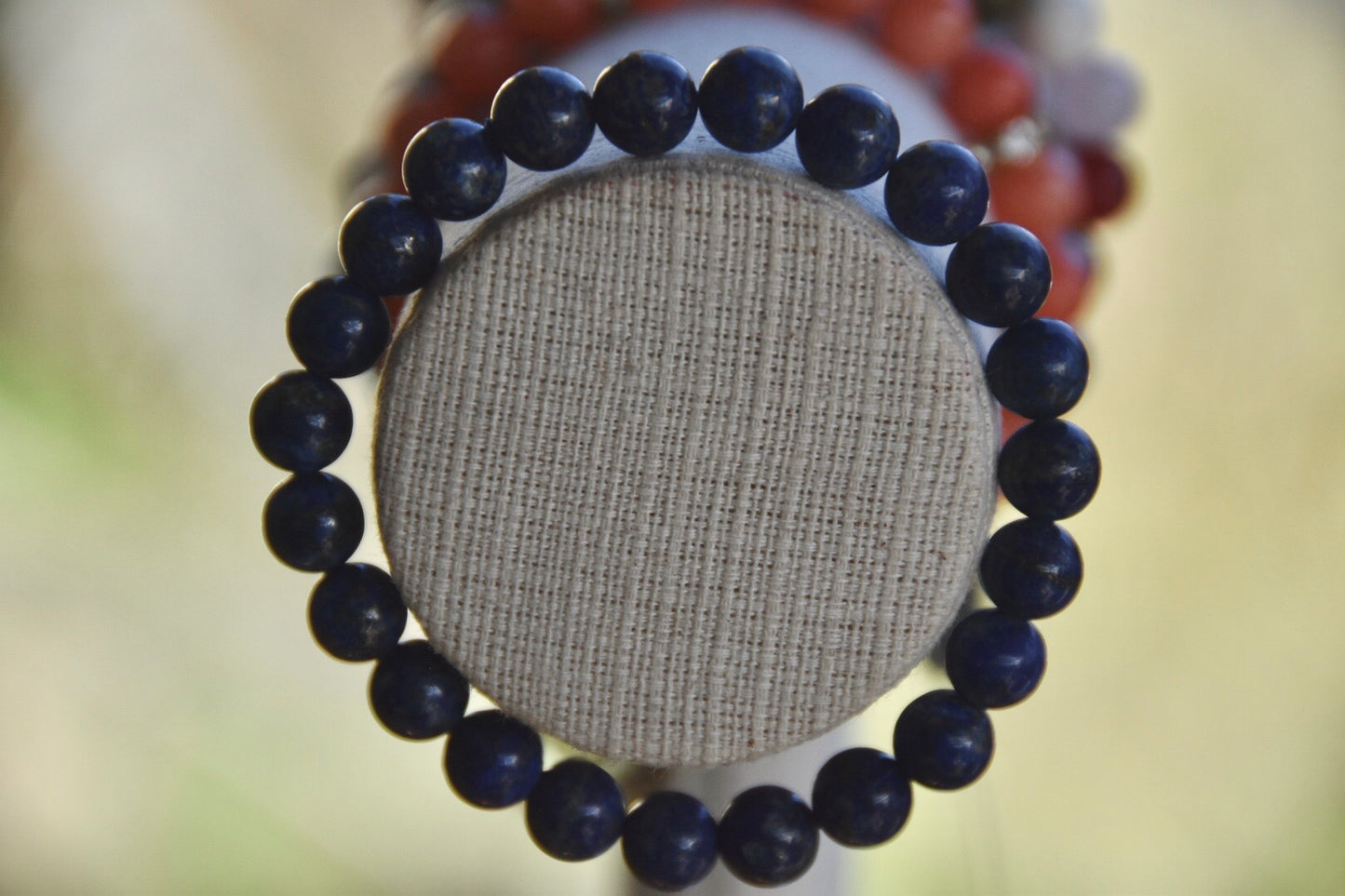 Lapis Lazuli Elastic Bracelet (Serenity • Awareness •Deepens Your Meditation)