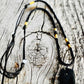 Black Tourmaline Necklace, Raw Black Tourmaline