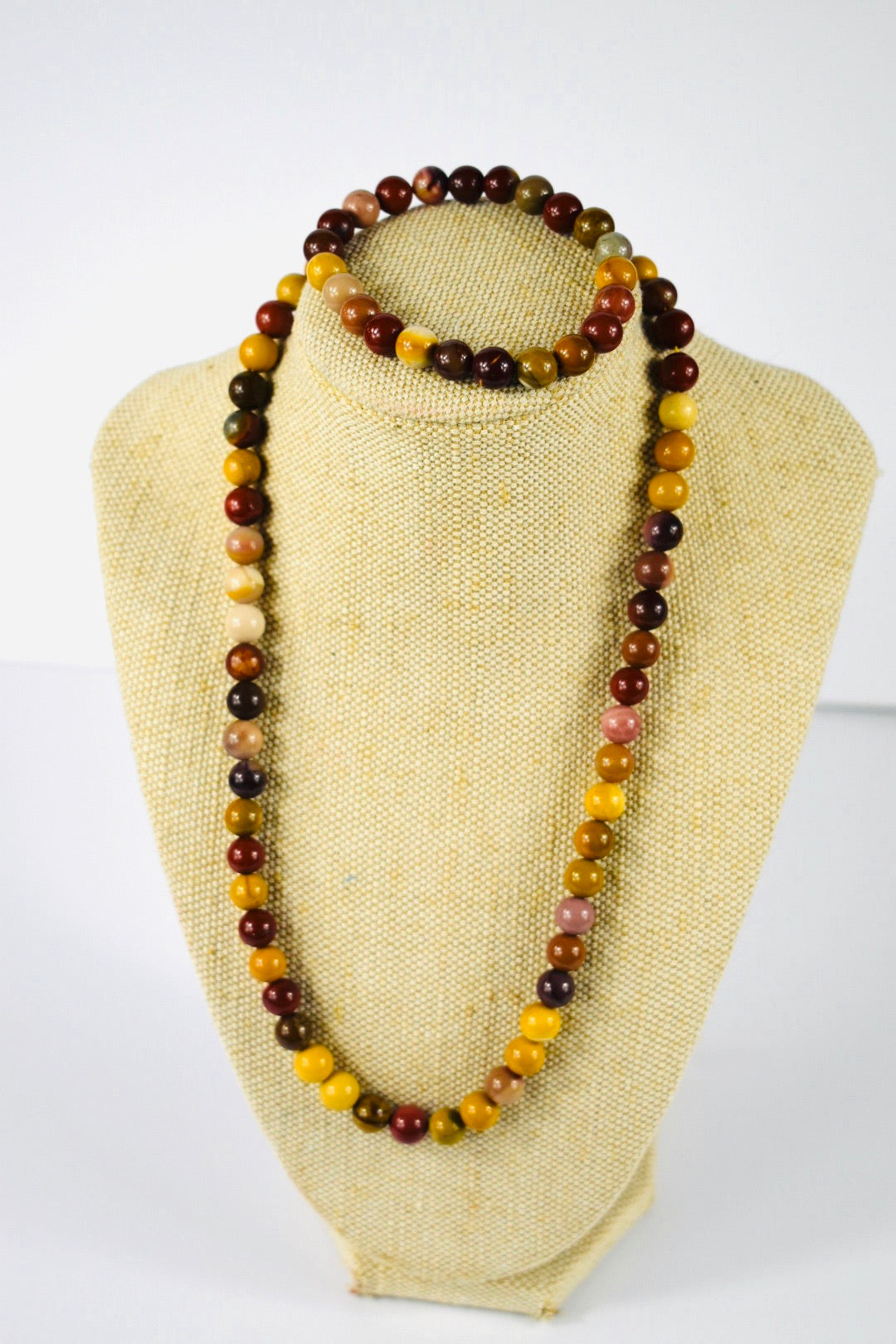 Unisex Mookaite 8mm Unisex Necklace