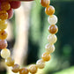 Amazing Golden Silky Jade Bracelet 8mm