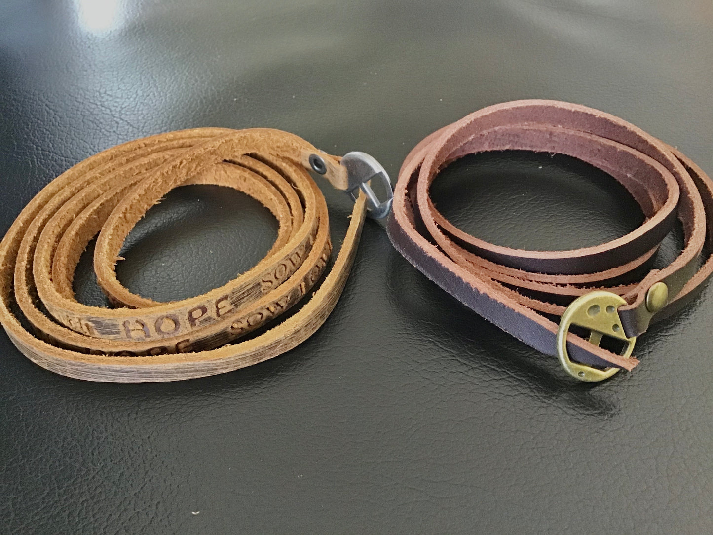 Unisex Multilayers Leather Bracelet  Wristband