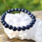 Blue Sandstone or Goldstone 8mm Unisex Bracelet