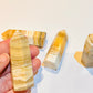 Orange Banded Calcite and Zebra Calcite