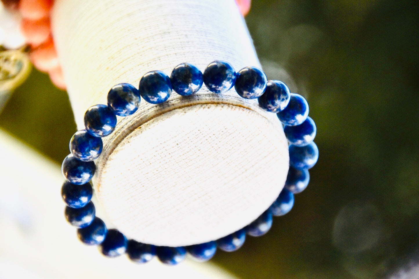 Lapis Lazuli Elastic Bracelet (Serenity • Awareness •Deepens Your Meditation)