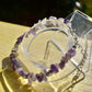 Beautiful Amethyst , Clear Quartz and Citrine chip Bracelets