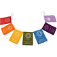 Large Seven Chakra Prayer Flags Banner Wall Hanging
