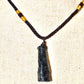 Black Tourmaline Necklace, Raw Black Tourmaline