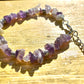 Beautiful Amethyst , Clear Quartz and Citrine chip Bracelets