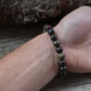 Dragon Blood Jasper beads 8 mm protection bracelet