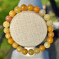 Amazing Golden Silky Jade Bracelet 8mm