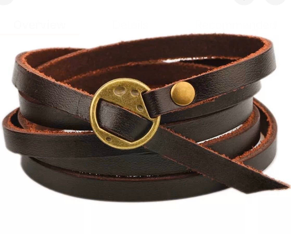 Unisex Multilayers Leather Bracelet  Wristband