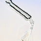 Clear Quartz,Hematite, Opalite and Black Labradorite Tassel Mala Bead