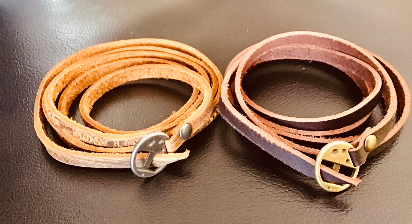 Unisex Multilayers Leather Bracelet  Wristband