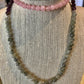 Rose quartz , Amethyst and Labradorite Mala