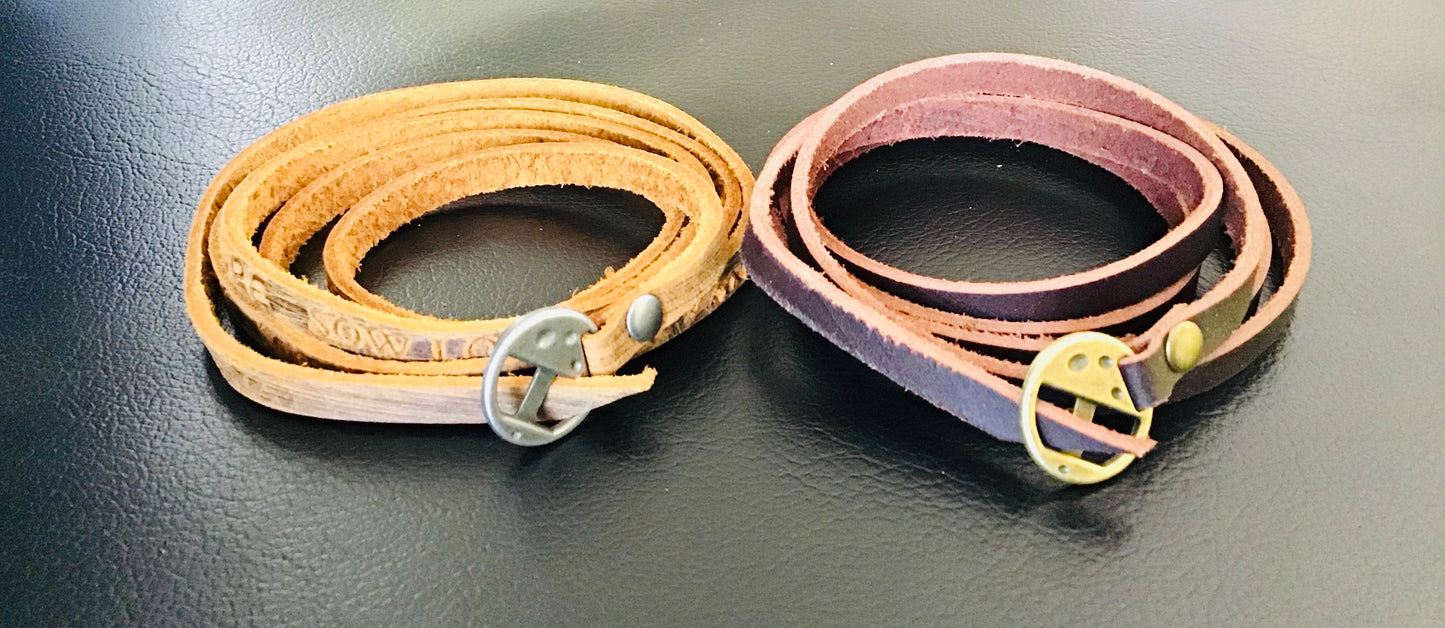 Unisex Multilayers Leather Bracelet  Wristband
