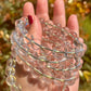 Gorgeous Smooth Green Rutilated Quartz Bracelet AAA Grade